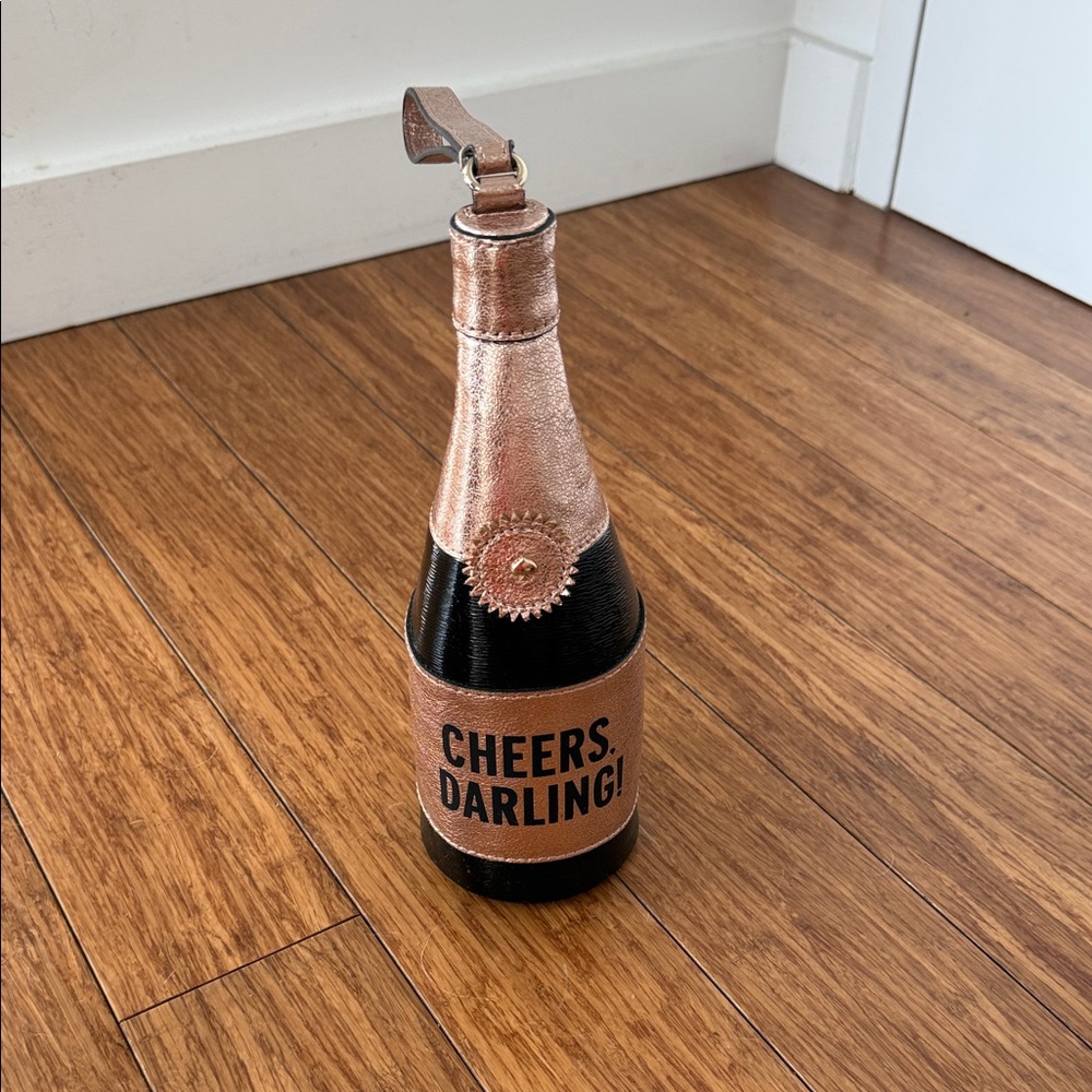 Kate Spade Cheers Darling Purse - black and rose gold